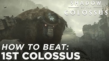 Shadow of the Colossus - 1st Colossus gameplay walkthrough PS4