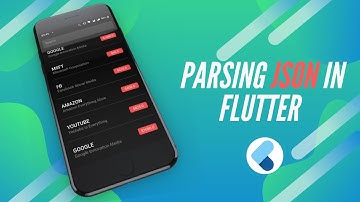 Flutter Parsing JSON | Fetching Items From JSON Web API