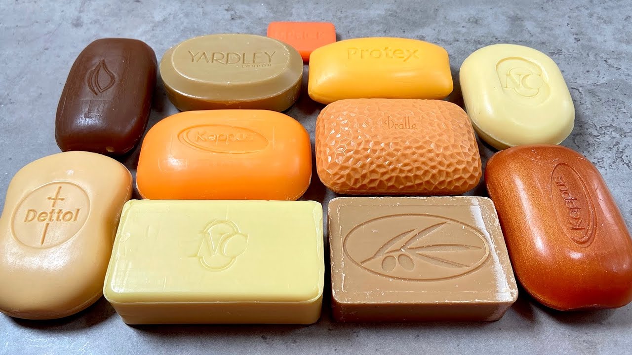 ASMR SOAP CUTTING 🤎 Satisfying video 🧡 Резка мыла 🤎 АСМР мыло