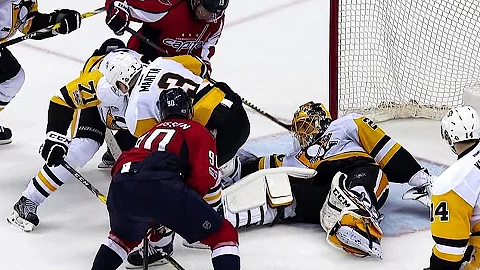 Mike Emrick finally catches breath after mad scram...
