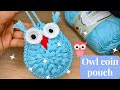 Crochet owl amigurumi coin pouch knitting crochet amigurumi