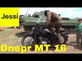 Dnepr Ural Motorcycle in Action