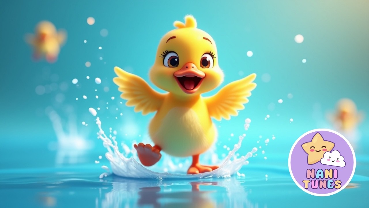 🦆💦 Música Infantil | Patinho Chapoteador 🌈 Canções Infantis para Crianças