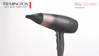 Remington Rose Shimmer Hairdryer, D5305