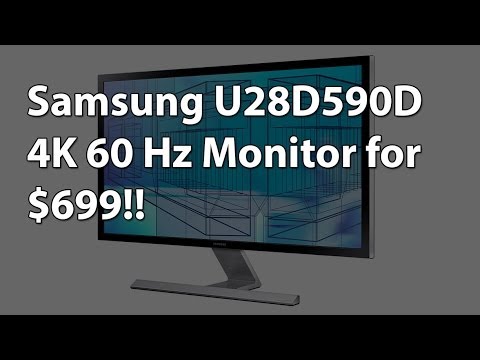 Samsung U28D590D 28-in 4K Single Stream 60 Hz Mon