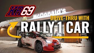 McDonalds's Drive Thru With WRC Winning Car | KR69 Vlog