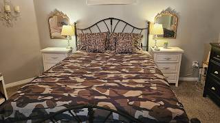 Camouflage Bedding Set-Comforter, Sheets, Pillowcase/Covers