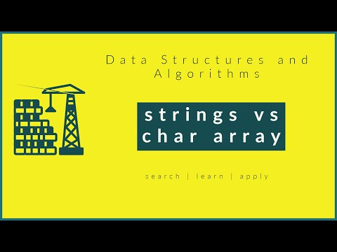 Strings vs char
