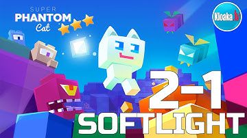 Super Phantom Cat - Level 2-1 - SOFTLIGHT Walkthrough (3 Stars)