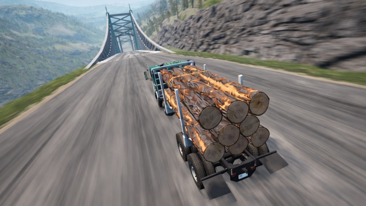 Full Throttle Action | Insane Long Downhill Crashes & Speed Test | BeamNG.drive #14