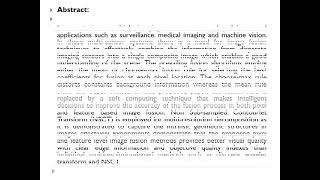 Comparison Of Pixellevel And Feature Level Image Fusion Methods