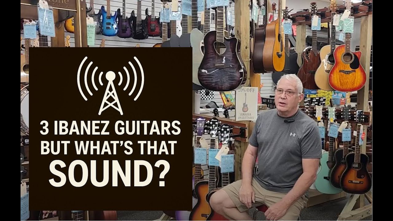 3 Ibanez Acoustic-Electrics Compared — But What's That Strange