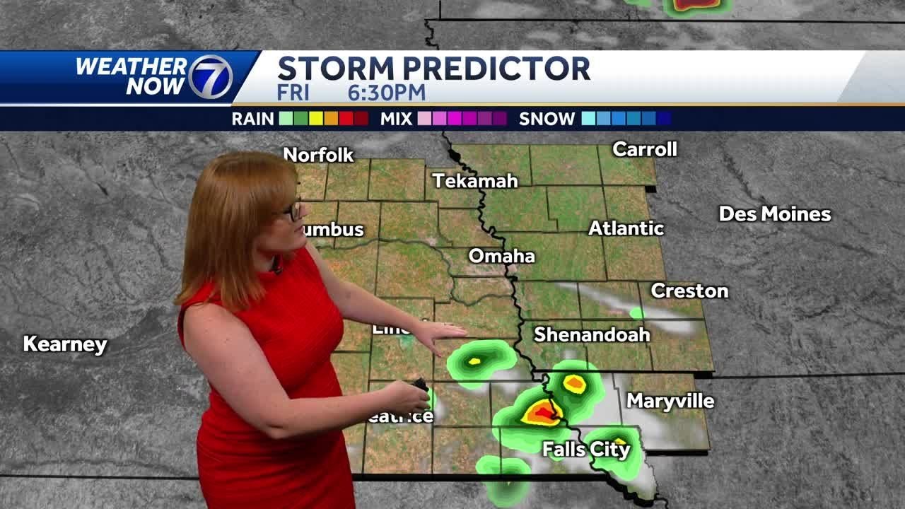 Isolated Friday afternoon storms - YouTube