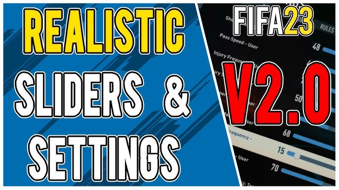 TTB] FIFA 23 REALISTIC SLIDERS & BEST SETTINGS! - FULL MANUAL RECOMMENDED!  - USE THIS AS A BASE 😉 