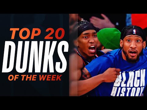NBA's Top 20 Dunks of Week 16 | 2022-23 Season
