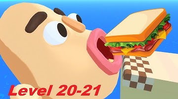 Sandwich Runner in All Levels Gameplay iOS,Android Walkthrough Trailer Mobile Game Level 20-21
