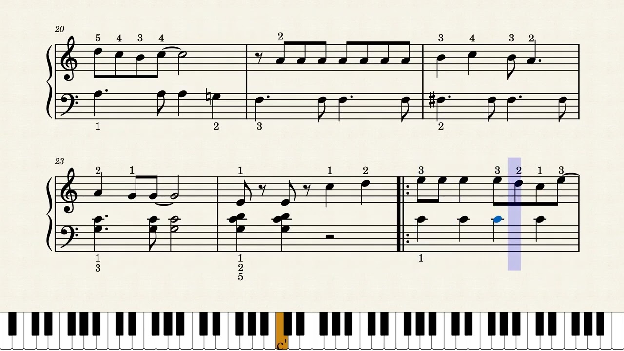 勇気１００％ by 作詞；松井 五郎（初級ピアノ楽譜）