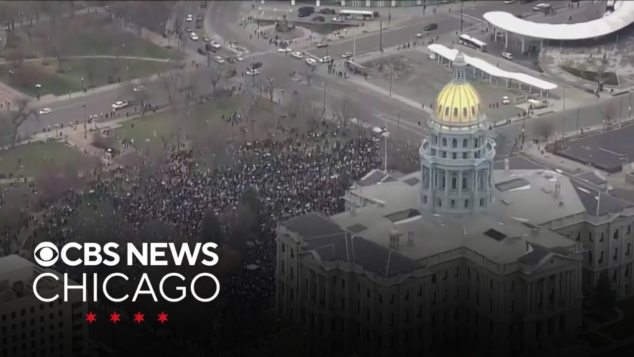 "Hands Off!" protests held nationwide against Trump, Musk - YouTube
