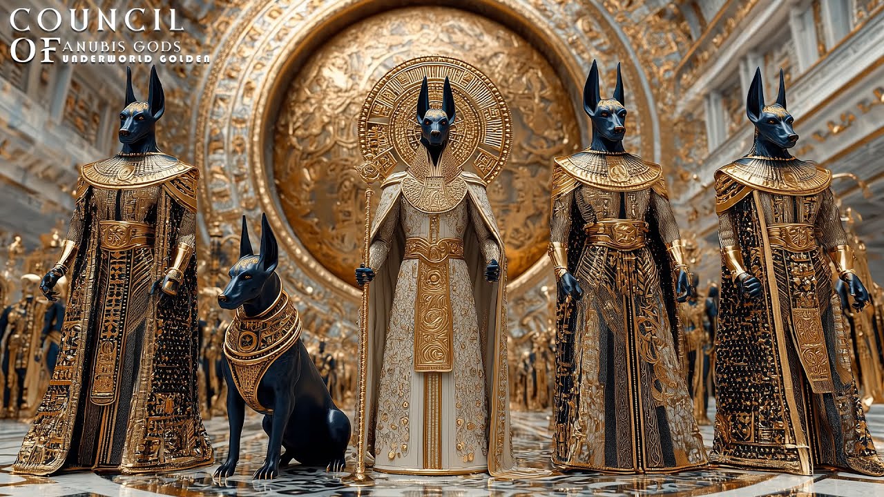 The Council of Anubis Gods of the Underworld | Epic Golden Fantasy Cinematic