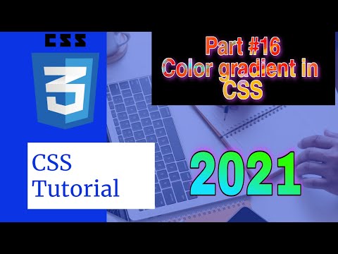 CSS Tutorial for beginner || Color gradient in CSS || Web development || Tutorial #29