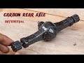 How do I Copy an RC Truck Rear Axle With Carbon Fiber.