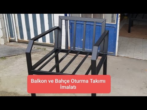 Kendin yap metal balkon mobilyası imalatı | Manufacture of do-it-yourself metal balcony furniture 3