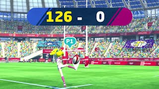 Mario & Sonic at the Olympic Games Tokyo 2020 ▷ Rugby Sevens ▷ 126 points