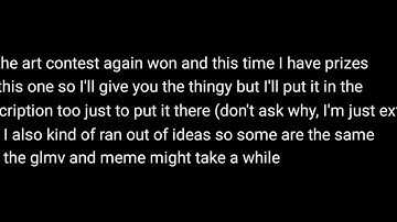 Art contest |Open| (read description)