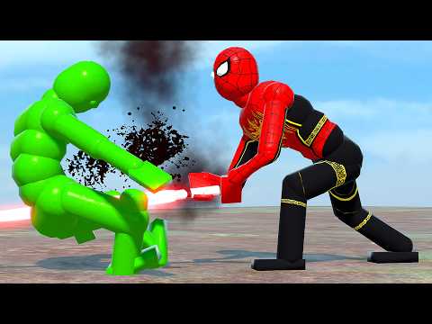 SPIDERMAN NPC GAME INSANE COMBAT ACTIVE RAGDOLLS PHYSICS | SPIDER-MAN