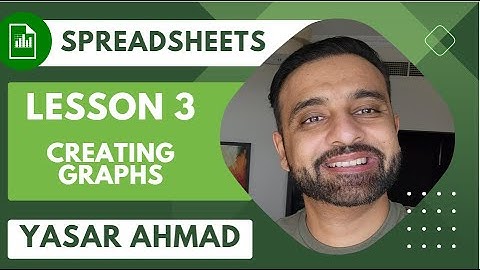 ICT IGCSE - Spreadsheets - 3 Creating Graphs - Yasar Ahmad