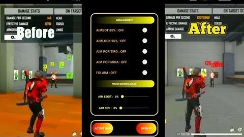 ☠️ffh4x Auto Headshot Hack❗New Injector FF || Free Fire Esp Name Mod Menu Injector Anti ban #OB31