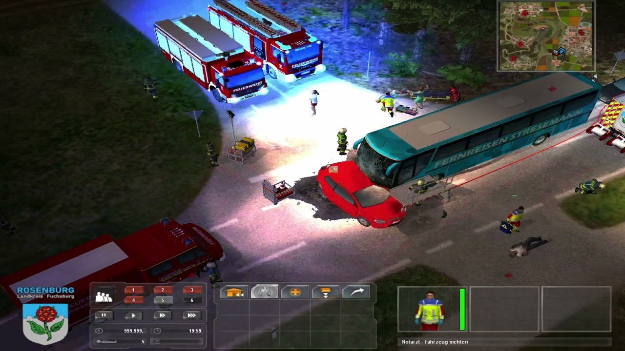 VKU PKW mit Bus & Wohnungsbrand Rosenburg