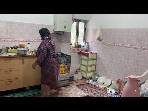 GRANDMA COOKING ON A RAINY DAY | IRAN VILLAGE LIFE