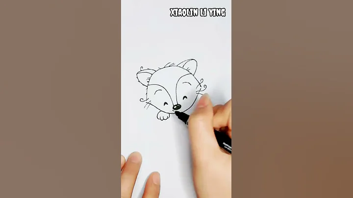 drawing practice: draw the fox #drawing @Xiaolin L...