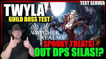 Twyla Guild Boss 1 Testing - Top 5 Hero! A0, A3 and A5 | Watcher of Realms - TEST SERVER