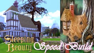 Sleeping Beautys Cottage for AllySims Disney Collab | The Sims 4 Speed Build |