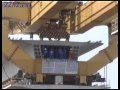 HZQ900T full span beam launcher for high speed railway bridge