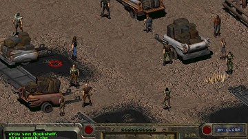 Fallout 1 - part 134 - Hub - wandering - gameplay - hardest difficulty