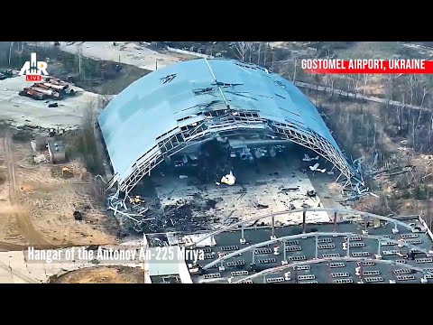 Gostomel Airport (Antonov) after Russian Forces abandoned the area