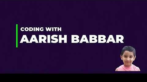 Python Tutorial  - 2 | Arithmetic Operators  | Coding for kids| Aarish Babbar