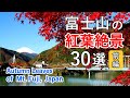 富士山の紅葉絶景ベスト30選（前編） / 山中湖・河口湖・紅葉台・白糸ノ滝・丹沢湖・箱根 / Top 30 best views of Mt. Fuji & Autumn Leaves Part 1
