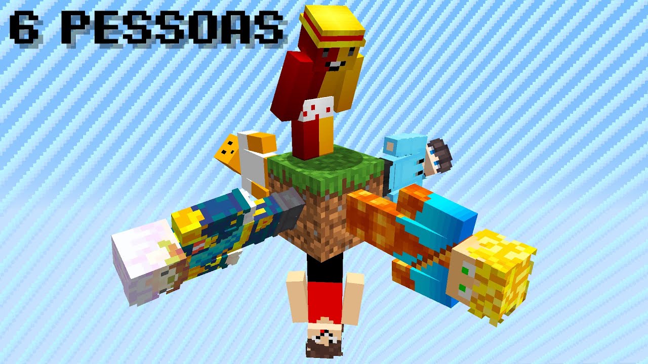 6 ЧЕЛОВЕК НА ОДНОМ БЛОКЕ, НО У КАЖДОГО РАЗНАЯ ГРАВИТАЦИЯ