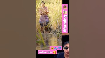 #girl #farming #fishing #shorts #reaction #video #youtubeshorts