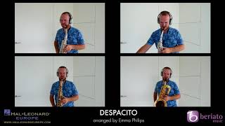 Despacito Arr By Emma Philips - For Saxophone Quartet