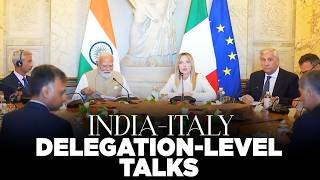LIVE: PM Modi attends delegation-level talks with Prime Minister Giorgia Meloni of Italy