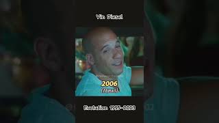 Evolution Vin Diesel 1995-2023 shorts famousestars vindiesel foryoupage