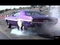 426 Hemi GTX vs 440 / 6 Pack Challenger - 1/4 Mile Drag Race & Burn Out  Video - Road Test TV ®