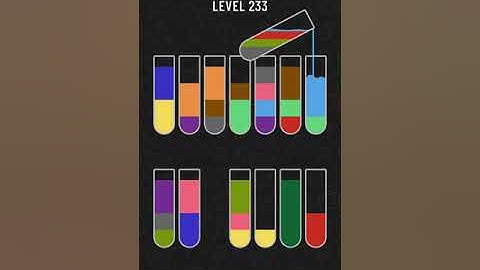 【Water Sort Puzzle】 Level 233
