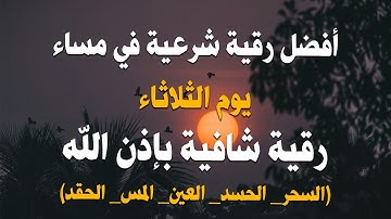 أفضل رقية شرعية في مساء يوم الاثنين علاج الحسد_السحر_العين _حفظ وتحصين للمنزل _القارئ علاء عقل