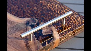 Coffee bean serving tray - Servírovací tác s kávovými zrny
